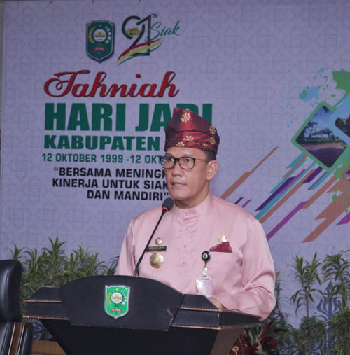 Rapat Paripurna Hari Jadi Siak ke-21 Digelar Secara Virtual